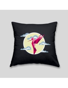Hummingbird cushion 2