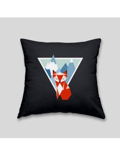 Mountain fox cushion 2